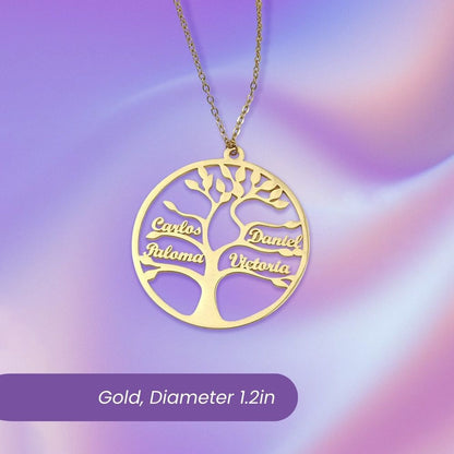 Custom Tree of Love Pendant Necklace