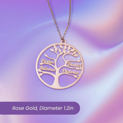 Custom Tree of Love Pendant Necklace